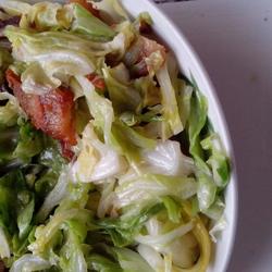 手撕圆白菜炒肉的做法[图]