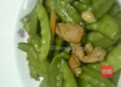 荷兰豆肉片的做法图解1