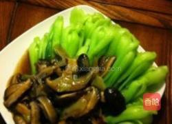 香菇油菜的做法图解1