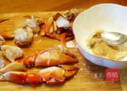 青蟹蒸蛋的做法图解2