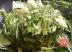清炒苦菊的做法图解3