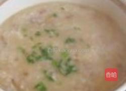 黄花菜干菜煲咸肉粥的做法图解9