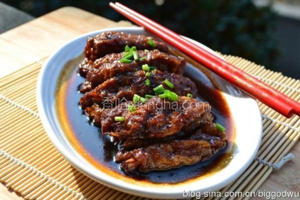 红烧素肋排