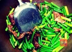 蒜薹炒肉的做法图解4