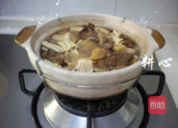 竹荪腐竹排骨煲的做法图解12