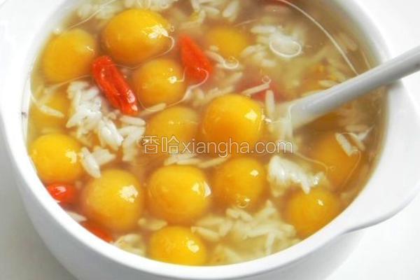 酒酿南瓜小汤圆
