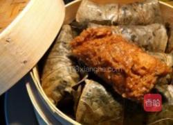 荷叶粉蒸鸡的做法图解4
