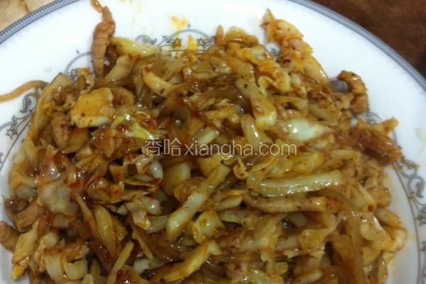 辣炒包菜粉条