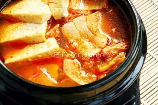 豆腐泡菜汤