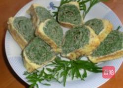 艾叶厚蛋烧的做法图解6