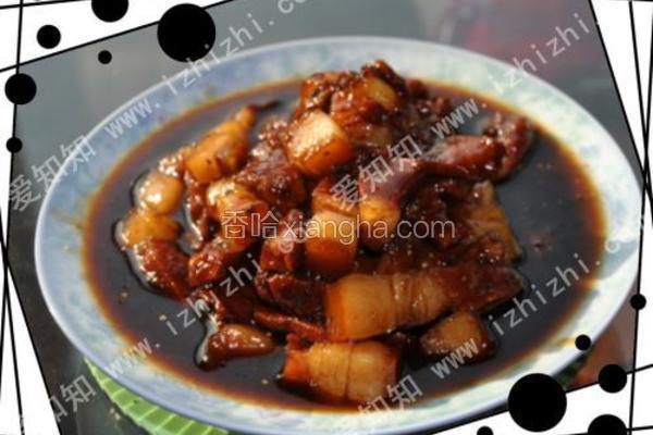香甜不腻酱油肉
