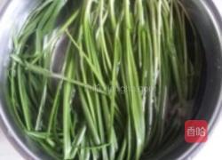 豆芽干豆腐丝炒韭菜的做法图解3