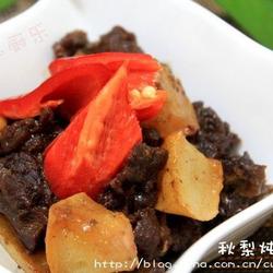 秋梨炖牛腩的做法[图]
