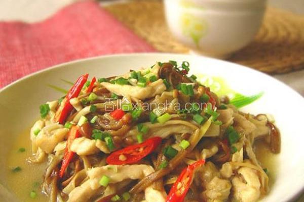金针溜鸡丝
