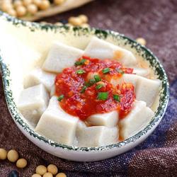蒜蓉辣酱嫩豆腐的做法[图]