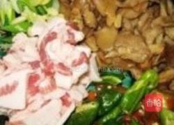 山元蘑炒肉的做法图解1