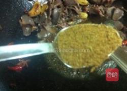孜然青椒炒鸭胗的做法图解4