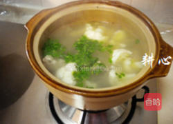 菜花虾米排骨汤的做法图解11