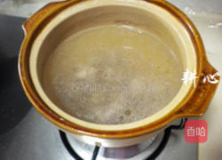 菜花虾米排骨汤的做法图解3