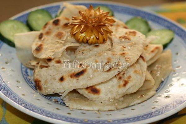 椒盐芝麻手抓饼