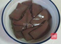 酸菜烧血旺的做法图解3