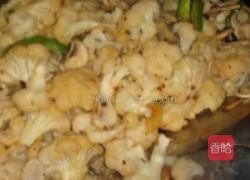 辣炒双菇菜花的做法图解8