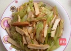素炒香干芹菜的做法图解4