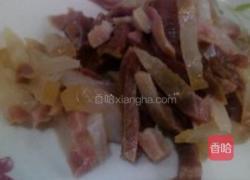 腊味四季豆的做法图解3