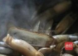 酱汁海蛏子的做法图解2