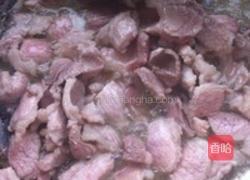 五花肉香干煲的做法图解3