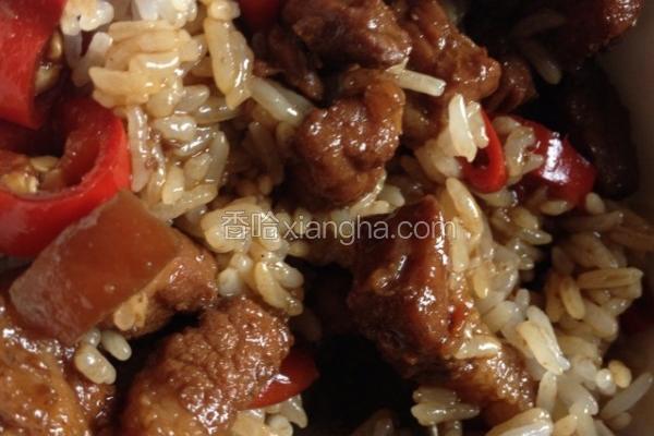 卤汁焖肉饭
