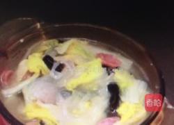 相思木娃娃菜汤的做法图解2