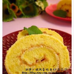 胡萝卜戚风卷的做法[图]