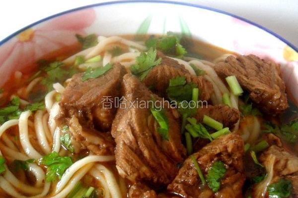 红烧牛肉面