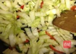 白菜肉末面条的做法图解5