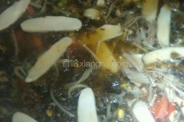 咸菜面穿条