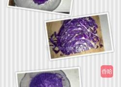 紫甘蓝凉粉的做法图解1