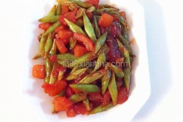 西红柿酱烧四季豆