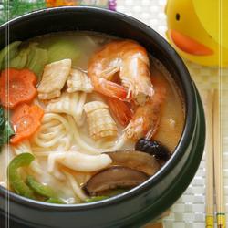 海鲜火锅面的做法[图]