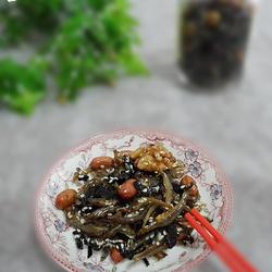 海苔坚果芝麻小鱼干的做法[图]