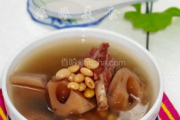 莲藕黄豆骨头汤