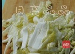 娃娃菜虾干汤的做法图解2