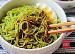 菠菜杂酱面的做法图解7