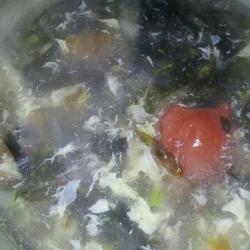 紫菜柿子蛋花汤的做法[图]