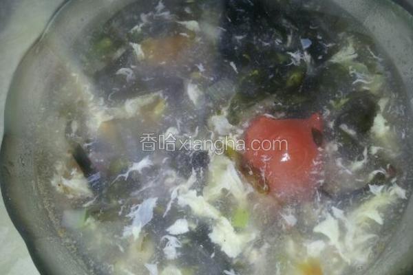 紫菜柿子蛋花汤