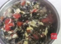 紫菜柿子蛋花汤的做法图解4
