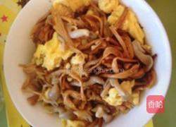 黄花菜蘑菇鸡蛋凉面的做法图解8