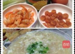 鲜虾干贝蛋花玉米羹的做法图解2