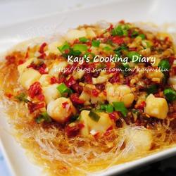 蒜蓉粉丝蒸贝肉的做法[图]