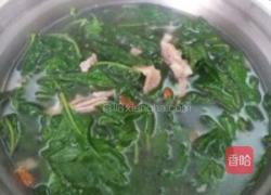 瘦肉枸杞叶汤的做法图解3